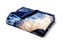 Snug City Wolves Print Fleece Blanket Animal Throw, Soft Warm Cosy Blanket Throw - Size: 150 cm × 200 cm - thumbnail 3