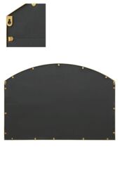 "MirrorOutlet Gold Framed Arched Wall Over Mantle Mirror 43"" X 29"" (110CM X 75CM) - Size: 1 Pack" - thumbnail 5