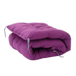 VOGREX 160x50cm Cotton Sun Lounger Cushion Outdoor Recliner Window Seat Pad in Purple - Size: 160x50 cm - thumbnail 5