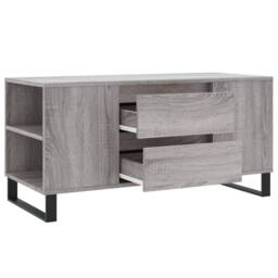 Berkfield Home Coffee Table Grey Sonoma 102x44.5x50 cm Engineered Wood - thumbnail 6