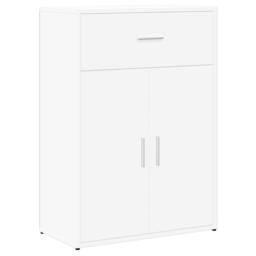 Berkfield Home Sideboard White 60x30x84 cm Engineered Wood - Size: 60 x 30 x 84 cm - thumbnail 3