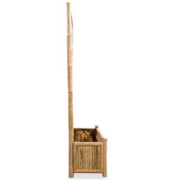 Berkfield Home Garden Raised Bed with Trellis Bamboo 70 cm in Brown - thumbnail 4