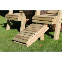 Churnet Valley Garden Furniture Ltd Ergonomic Footstool - Wood - L50 x W35 x H30 cm - L50 x W35 x H30 cm in Brown - thumbnail 5