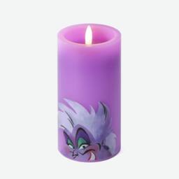 Walt Disney Villains Ursula Inspired Purple LED Candle (Single Flame) - Size: Medium - thumbnail 2