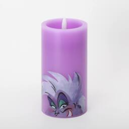 Walt Disney Villains Ursula Inspired Purple LED Candle (Single Flame) - Size: Medium - thumbnail 3