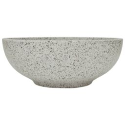 Berkfield Home Countertop Basin Grey Round Œ¶41x14 cm Ceramic - Size: 41x14 cm - thumbnail 2