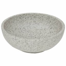 Berkfield Home Countertop Basin Grey Round Œ¶41x14 cm Ceramic - Size: 41x14 cm - thumbnail 3