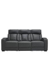 More4Homes Capri Electric Recliner 2+3 Seater Sofa Set w Bluetooth speakers in Charcoal - thumbnail 7