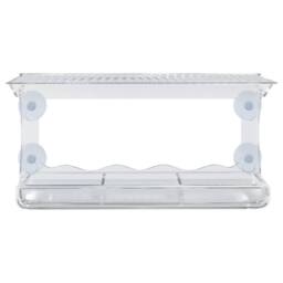 Berkfield Home Window Bird Feeders 2 pcs Acrylic 30x12x15 cm in Clear - Size: 30 x 12 x 15 cm - thumbnail 4