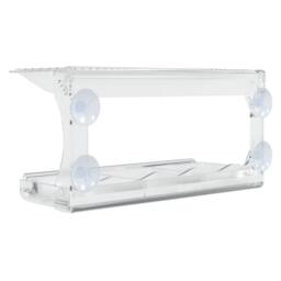 Berkfield Home Window Bird Feeders 2 pcs Acrylic 30x12x15 cm in Clear - Size: 30 x 12 x 15 cm - thumbnail 6
