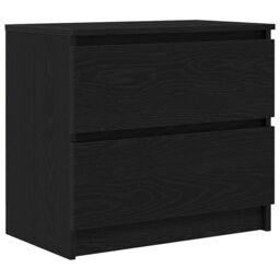 Berkfield Home TV Cabinet Black 60x35x54 cm Engineered Wood - Size: 60 x 35 x 54 cm - thumbnail 2