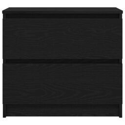 Berkfield Home TV Cabinet Black 60x35x54 cm Engineered Wood - Size: 60 x 35 x 54 cm - thumbnail 6