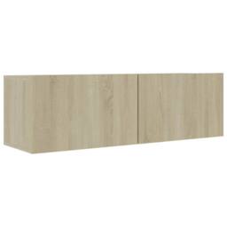 Berkfield Home TV Cabinets 4 pcs Sonoma Oak 100x30x30 cm Engineered Wood - Size: 100 x 30 x 30 cm - thumbnail 5