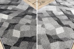RugsX Silver Palanga Runner in Grey - Size: 120 cm x 140 cm - thumbnail 3