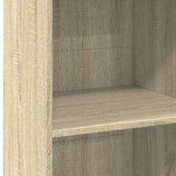 Berkfield Home Highboard Sonoma Oak 50x41x124 cm Engineered Wood in Light Oak - Size: 50 x 41 x 124 cm - thumbnail 7