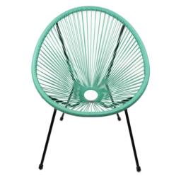 Madison & Mayfair Stylish Green Egg Chair - thumbnail 2