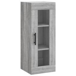 Berkfield Home Highboard Grey Sonoma 34.5x34x180 cm Engineered Wood - thumbnail 7