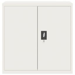 Berkfield Home File Cabinet White 90x40x90 cm Steel - Size: 90 x 40 x 90 cm - thumbnail 3