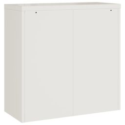 Berkfield Home File Cabinet White 90x40x90 cm Steel - Size: 90 x 40 x 90 cm - thumbnail 6