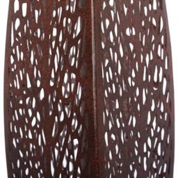 Libra Interiors Rustica Leaf Outdoor Sculpture in Bronze - thumbnail 4