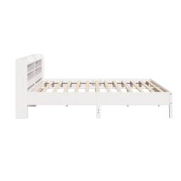 Berkfield Home Decorative Bed Frame without Mattress White 180x200 cm Super King - thumbnail 5