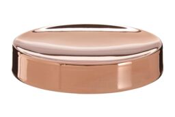 Orsina Rose Gold Soap Dish, Rust-Resistant Stainless Steel Soap Holder, Elegant Soap Tray, Curved Soap Container