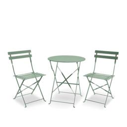 Royalcraft Padstow Folding Bistro Set Moss in Green - thumbnail 3