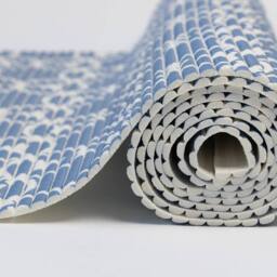 D-C-Fix Anti Slip Comfort Mat Amera Blue for Bathrooms, Caravans & Gym - Size: 650mm x 2000mm - thumbnail 3