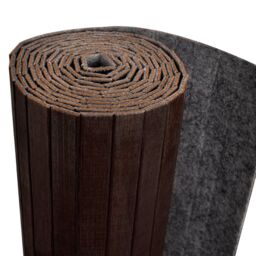 Berkfield Home Room Divider Bamboo Dark Brown 250x165 cm - thumbnail 3