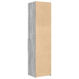 Berkfield Home Highboard Grey Sonoma 45x42.5x185 cm Engineered Wood - thumbnail 6