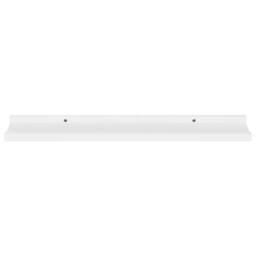 Berkfield Home Decorative Wall Shelves 4 pcs White 60x9x3 cm - Size: 60 x 9 x 3 cm - thumbnail 4