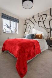 Snug City Mink Throw Soft Touch Blanket Fleece Faux Fur in Red - Size: 127 cm x 152 cm