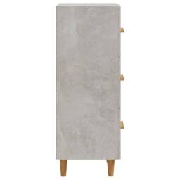 Berkfield Home Sideboard Concrete Grey 34.5x34x90 cm Engineered Wood - thumbnail 7
