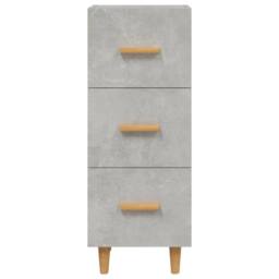 Berkfield Home Sideboard Concrete Grey 34.5x34x90 cm Engineered Wood - thumbnail 5