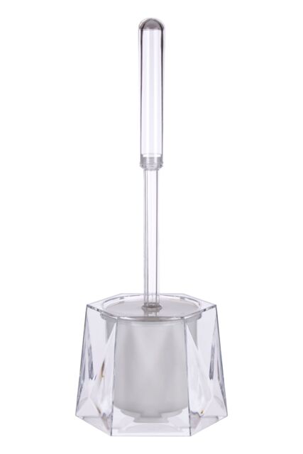 Orsina Dow Acrylic Toilet Brush Holder in Clear - image 1