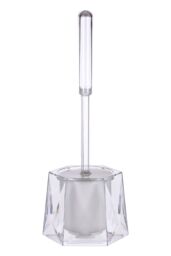 Orsina Dow Acrylic Toilet Brush Holder in Clear - thumbnail 1
