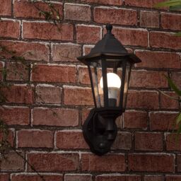 ValueLights Mayfair Black Dusk til Dawn Sensor Outdoor Night Safety Security Wall Lamp Lantern Light - thumbnail 5