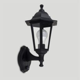 ValueLights Mayfair Black Dusk til Dawn Sensor Outdoor Night Safety Security Wall Lamp Lantern Light - thumbnail 2