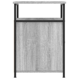 Berkfield Home Bedside Cabinet Grey Sonoma 40x42x60 cm Engineered Wood - Size: 40 x 42 x 60 cm - thumbnail 7