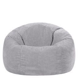 icon Kingston Beanbag, Corduroy in Light Grey - thumbnail 4