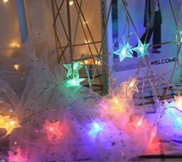 Leaper 5 Metres 20 Lamps Colourful Stars Solar Camping Light String - thumbnail 2