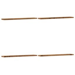 Berkfield Home Bookshelf Boards 4 pcs Old Wood 60x10x1.5 cm Engineered Wood in Brown - thumbnail 2