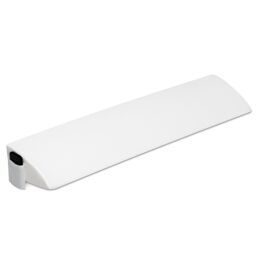 Gymax Full Size Bed Wedge Pillow Gap Filler For Bed With Side Pocket Bolster in White