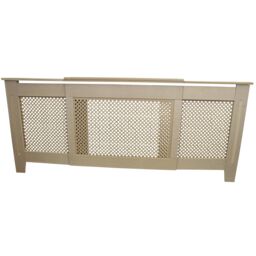 Monstershop Adjustable Radiator Cover MDF Unfinished 1400mm - 1920mm in Light Brown - thumbnail 5