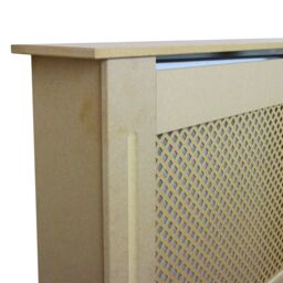 Monstershop Adjustable Radiator Cover MDF Unfinished 1400mm - 1920mm in Light Brown - thumbnail 8