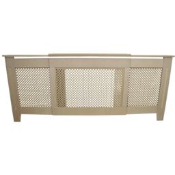 Monstershop Adjustable Radiator Cover MDF Unfinished 1400mm - 1920mm in Light Brown - thumbnail 7