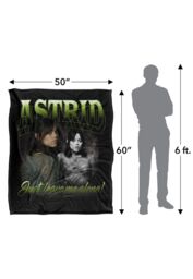 Warner Brothers Beetlejuice 2 50x60 Astrid Homage Silky Touch Super Soft Throw Blanket in White - thumbnail 5