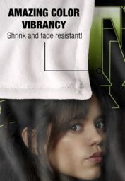 Warner Brothers Beetlejuice 2 50x60 Astrid Homage Silky Touch Super Soft Throw Blanket in White - thumbnail 4