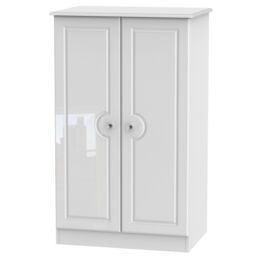 Ready Assembled 2 U Stratford 2 Door Midi Wardrobe (Ready Assembled) in White - thumbnail 6