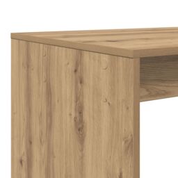 Berkfield Home Writing Desk Artisan Oak Particle board Medium Writing Desk in Brown - thumbnail 7